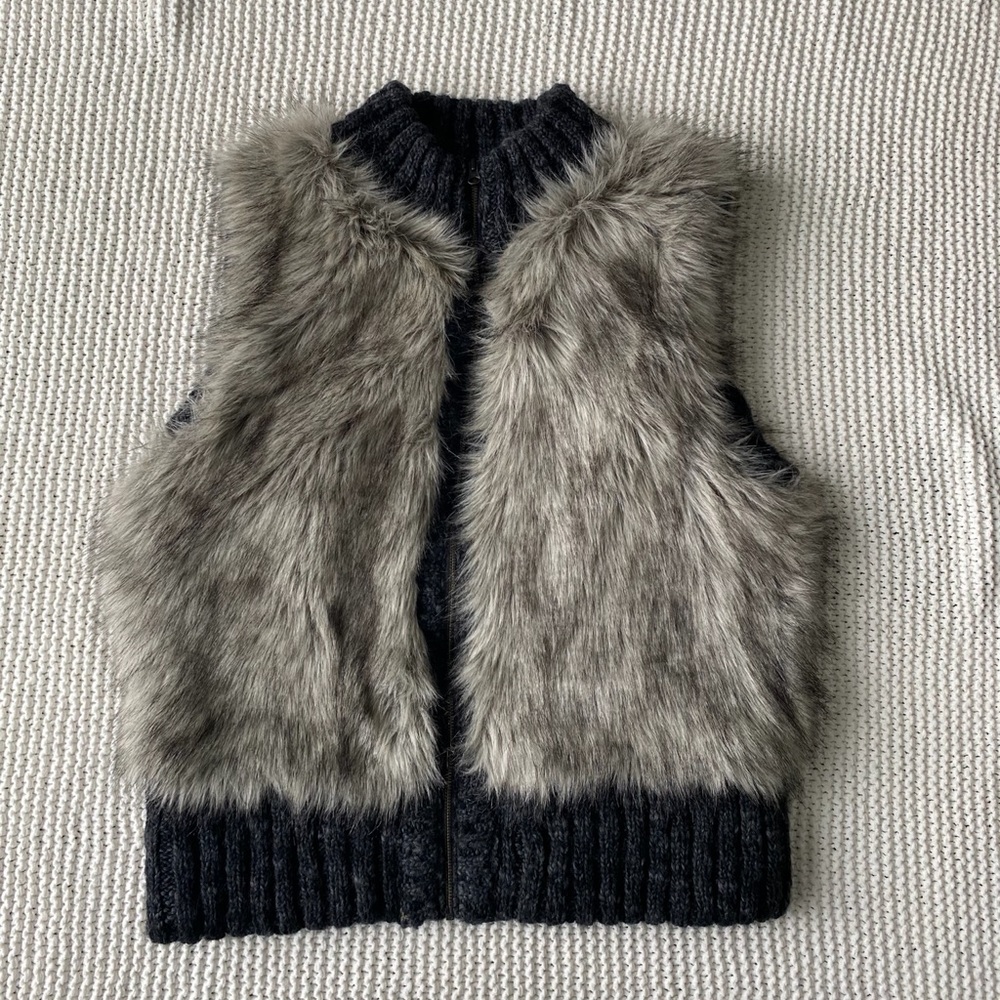 Like New Loft Faux Fur Vest
